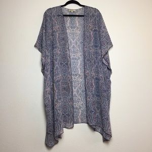 Democracy long sheer kimono Size Lg